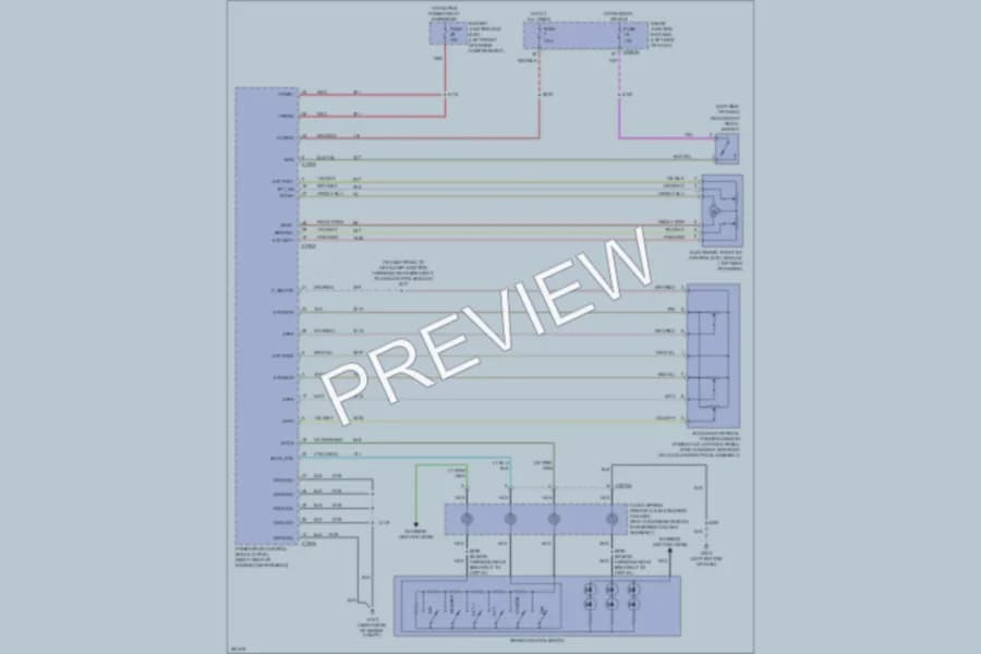 2007 Mercury Montego Cruise Control wiring diagram preview