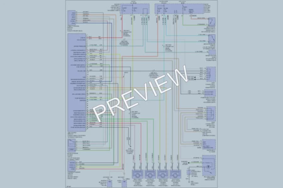 2007 Mercury Monterey Anti Lock Brakes wiring diagram preview