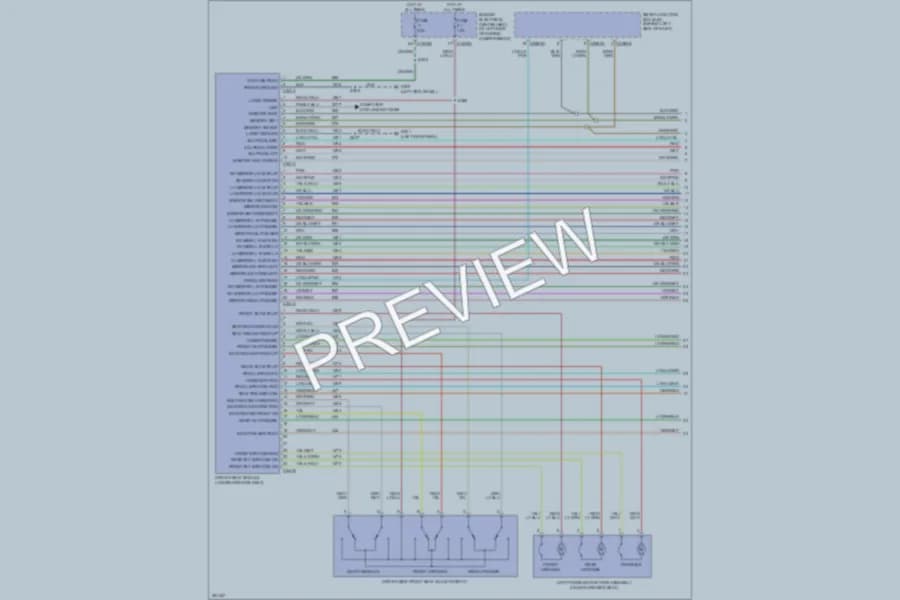 2007 Mercury Monterey Memory Systems wiring diagram preview