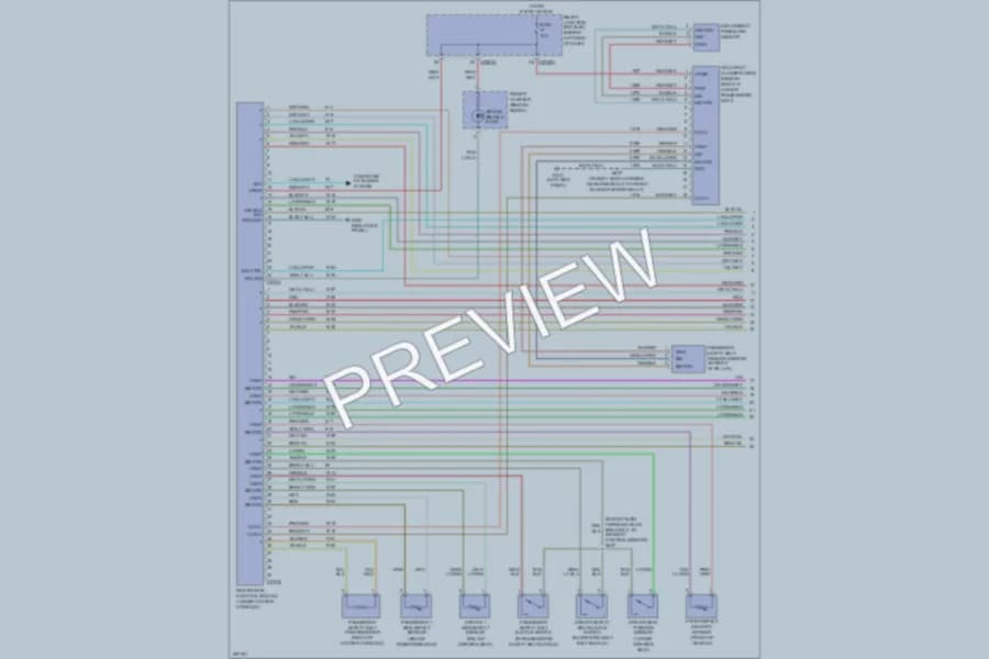 2007 Mercury Monterey Supplemental Restraints wiring diagram preview