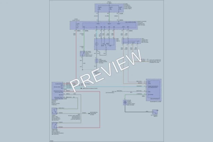 2007 Mercury Monterey Warning Systems wiring diagram preview