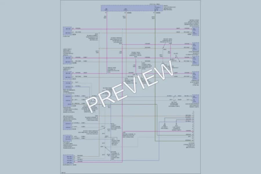 2007 Mercury Mountaineer Computer Data Lines wiring diagram preview