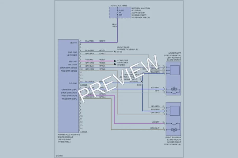 2007 Mercury Mountaineer Trunk Tailgate Fuel Door wiring diagram preview