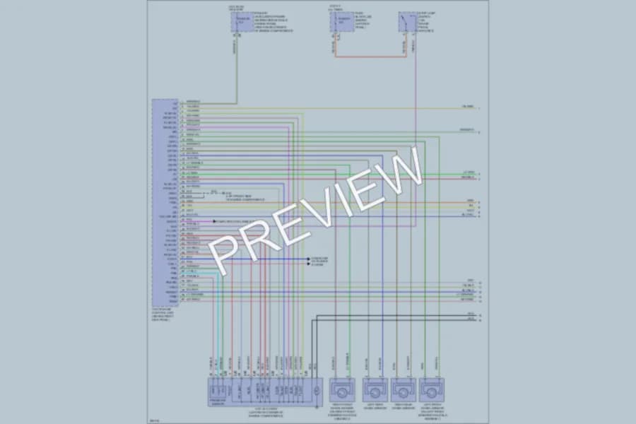 2007 Nissan 350Z Anti Lock Brakes wiring diagram preview