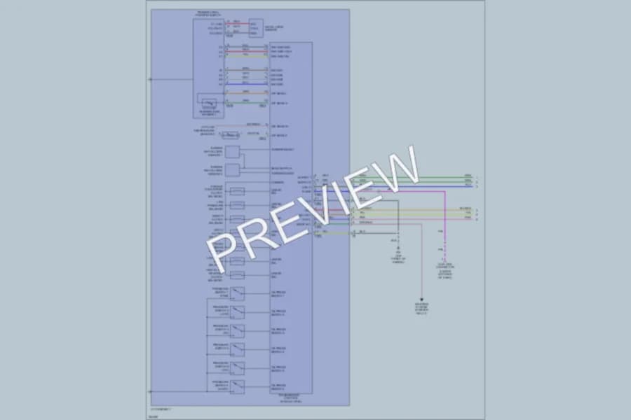 2007 Nissan 350Z Transmission wiring diagram preview