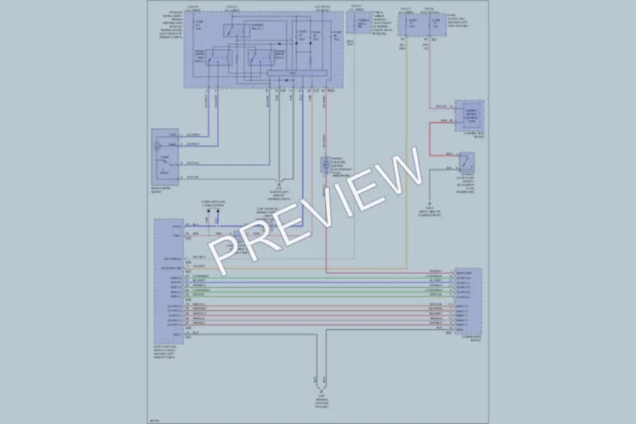 2007 Nissan Altima Wiper Washer wiring diagram preview