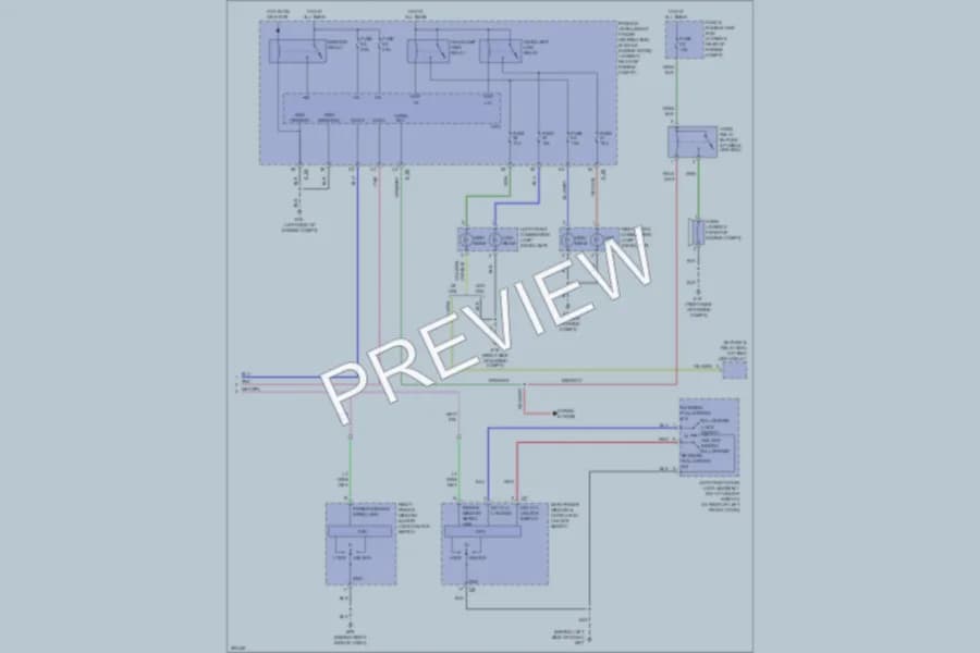 2007 Nissan Armada Anti Theft wiring diagram preview
