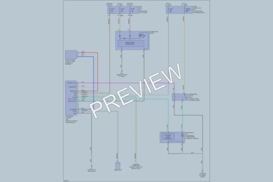 2007 Nissan Armada Electronic Suspension wiring diagram preview