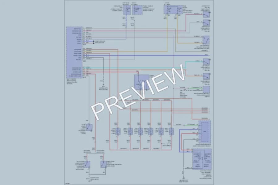 2007 Nissan Armada Interior Lights wiring diagram preview