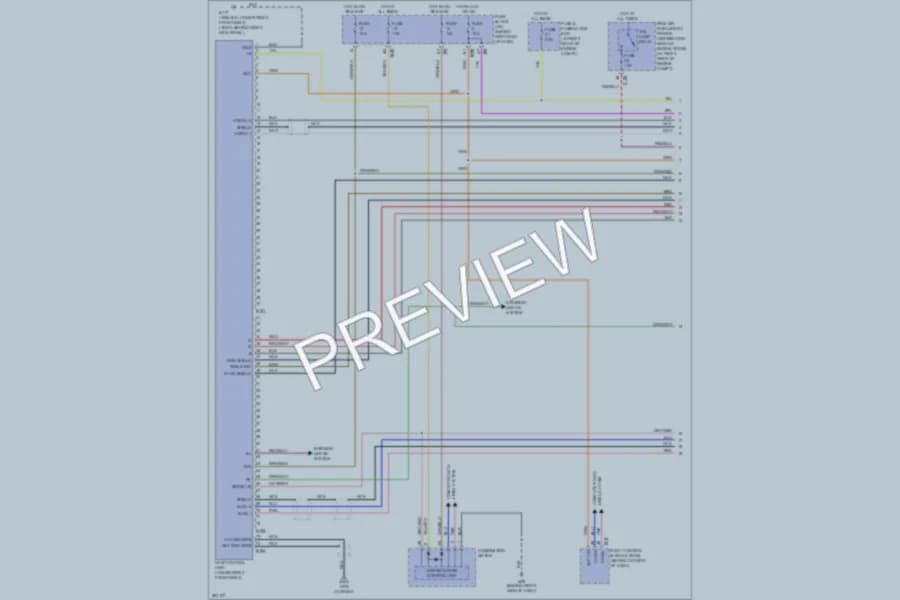 2007 Nissan Armada Navigation wiring diagram preview