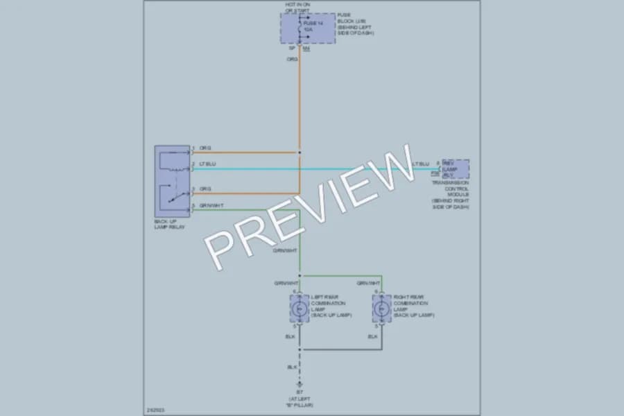 2007 Nissan Maxima Exterior Lights wiring diagram preview