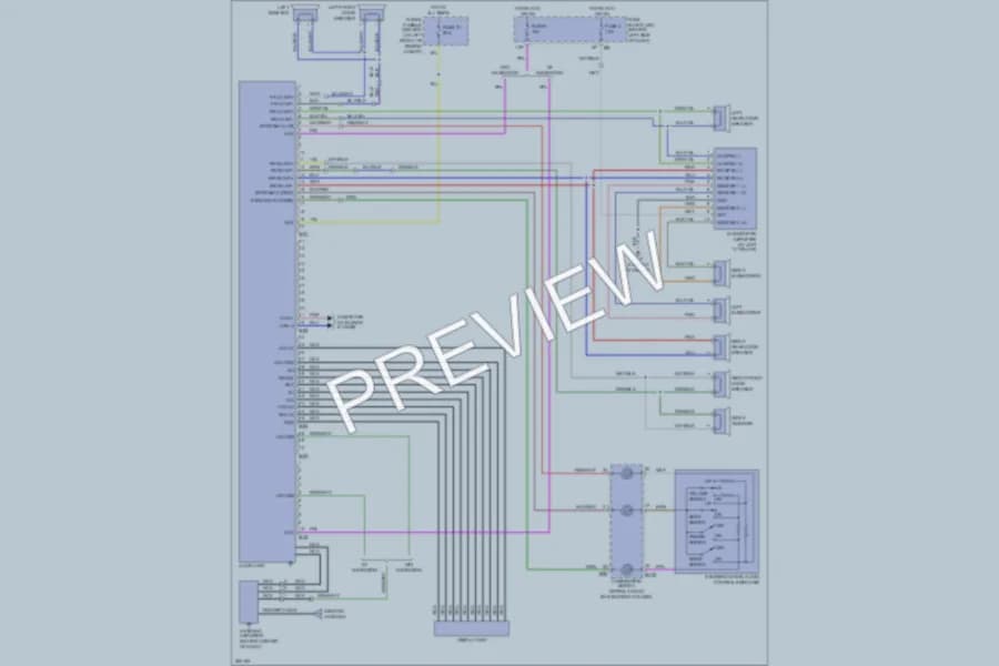 2007 Nissan Maxima Radio wiring diagram preview