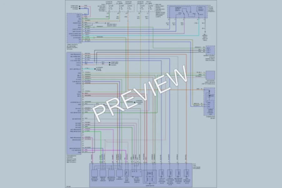 2007 Nissan Maxima Transmission wiring diagram preview