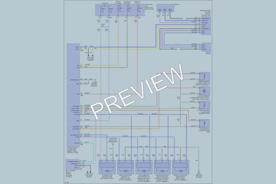 2007 Nissan Murano Air Conditioning wiring diagram preview