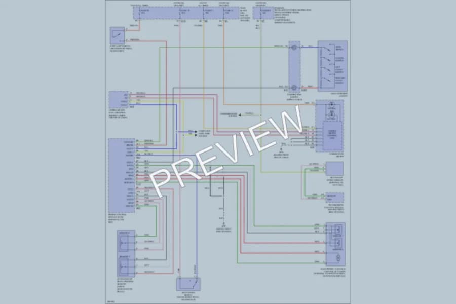 2007 Nissan Murano Cruise Control wiring diagram preview