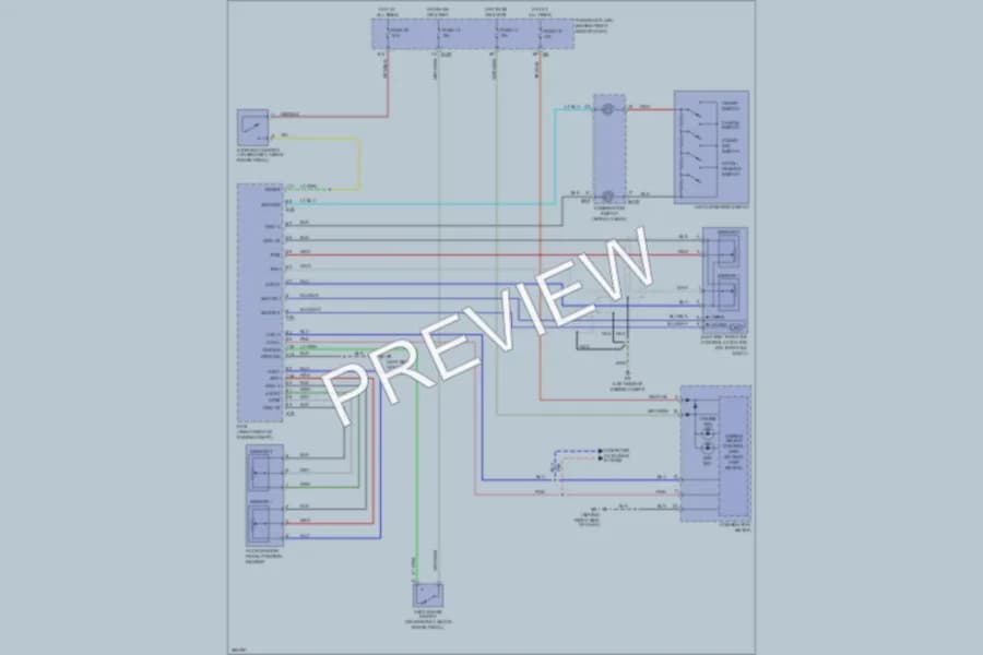 2007 Nissan Pathfinder Cruise Control wiring diagram preview