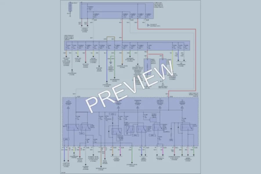 2007 Nissan Pathfinder Power Distribution wiring diagram preview