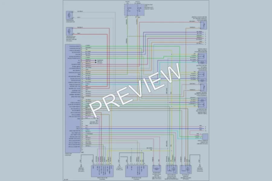 2007 Nissan Quest Air Conditioning wiring diagram preview