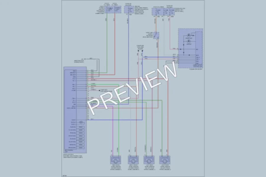 2007 Nissan Sentra Anti Lock Brakes wiring diagram preview