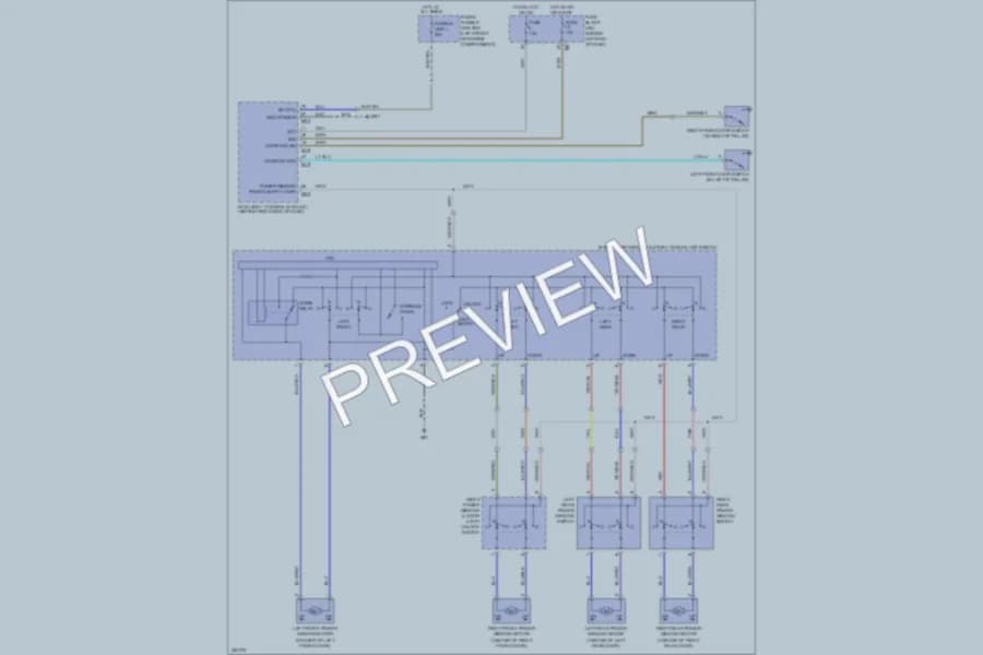 2007 Nissan Sentra Power Windows wiring diagram preview