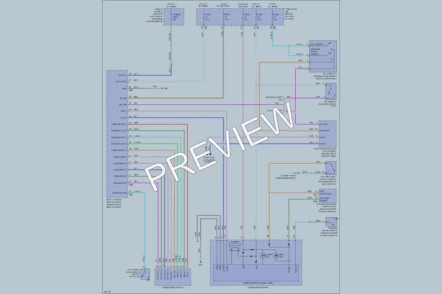 2007 Nissan Sentra Warning Systems wiring diagram preview