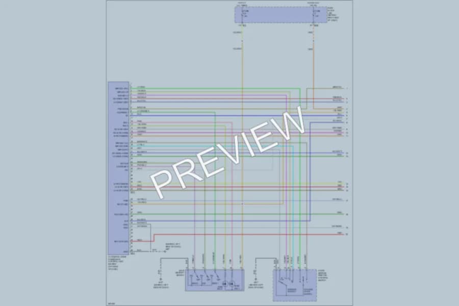 2007 Nissan Titan Memory Systems wiring diagram preview