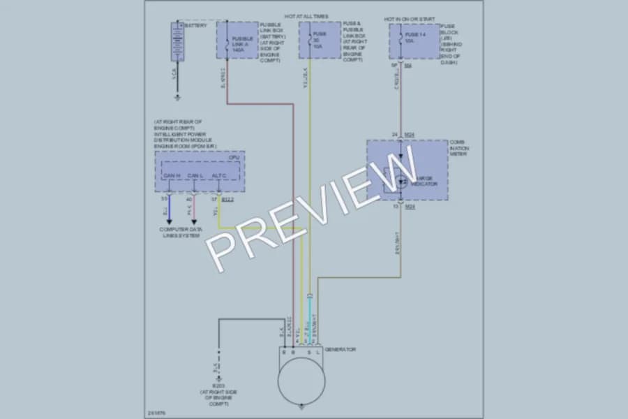 2007 Nissan Titan Starting Charging wiring diagram preview