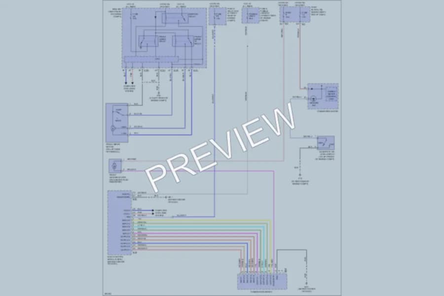 2007 Nissan Titan Wiper Washer wiring diagram preview