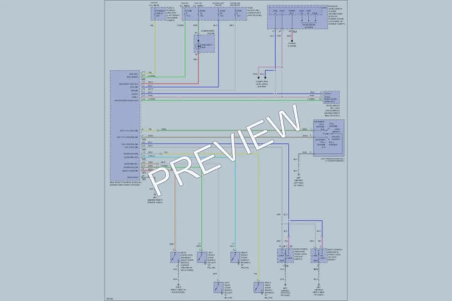2007 Nissan Versa Anti Theft wiring diagram preview