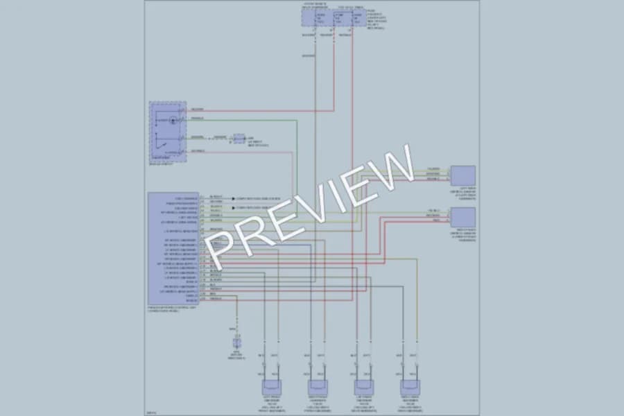 2007 Porsche Boxster Electronic Suspension wiring diagram preview
