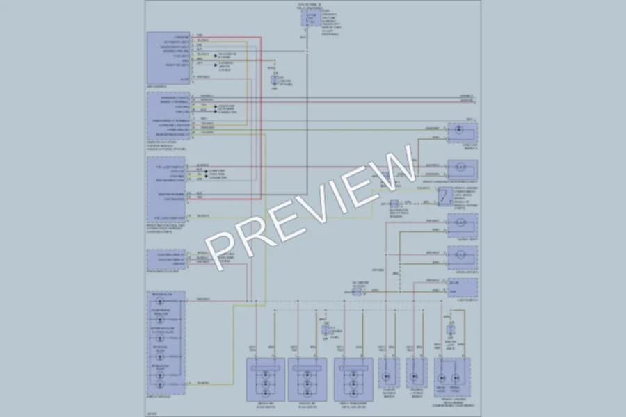 2007 Porsche Boxster Interior Lights wiring diagram preview