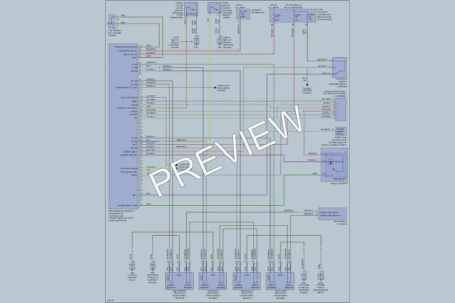2007 Porsche Cayman Anti Lock Brakes wiring diagram preview