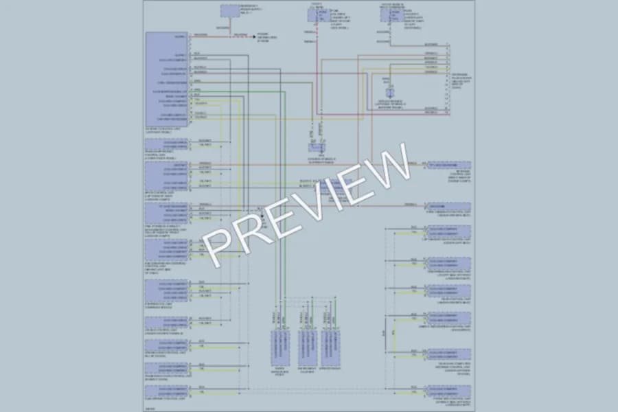 2007 Porsche Cayman Computer Data Lines wiring diagram preview