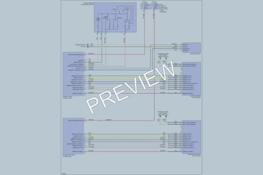 2007 Porsche Cayman Memory Systems wiring diagram preview