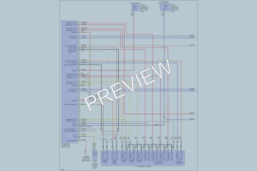 2007 Porsche Cayman Transmission wiring diagram preview