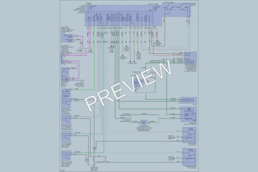2007 Saturn Aura Anti Theft wiring diagram preview