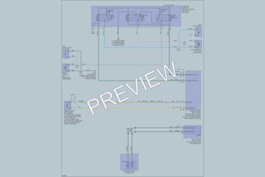 2007 Saturn Aura Cooling Fan wiring diagram preview