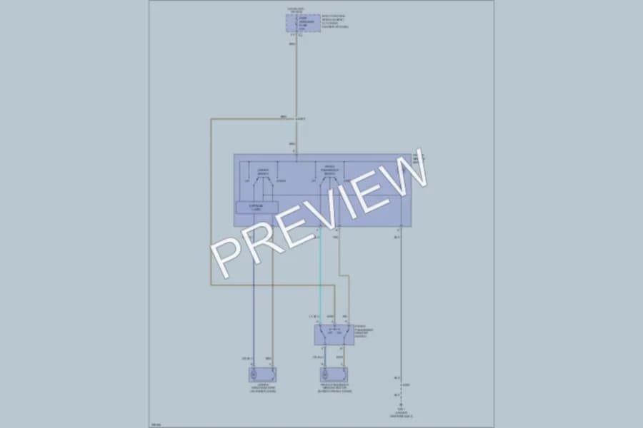 2007 Saturn ION2 Power Windows wiring diagram preview