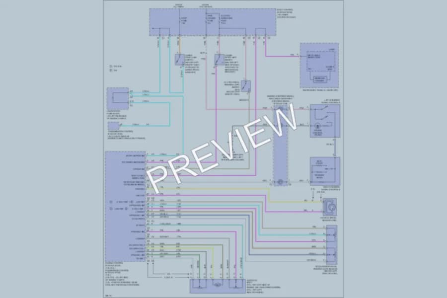 2007 Saturn ION3 Cruise Control wiring diagram preview