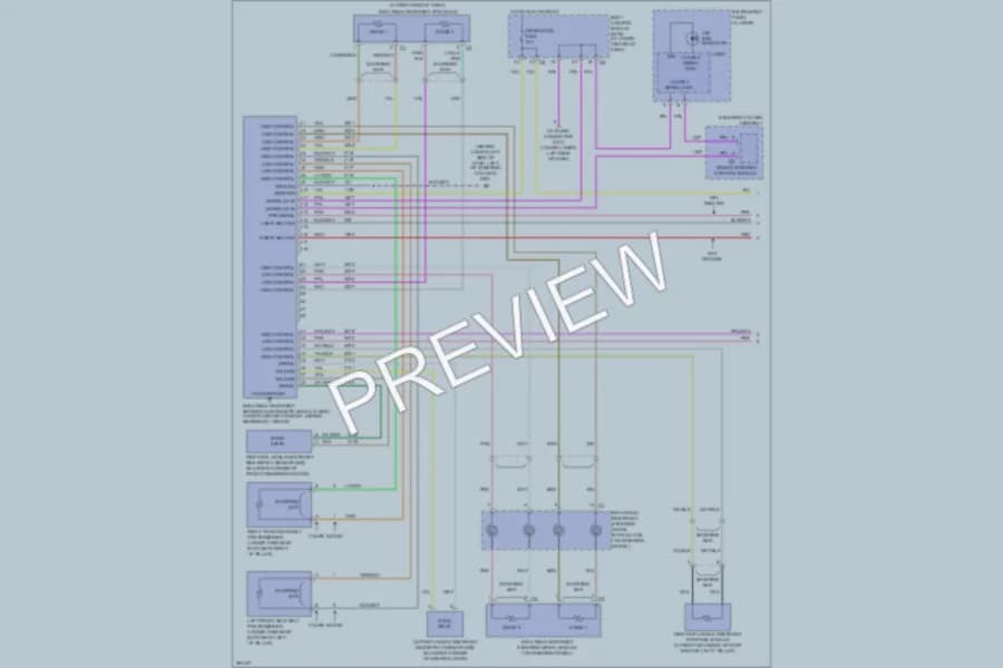 2007 Saturn ION3 Supplemental Restraints wiring diagram preview