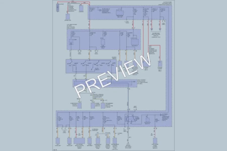 2007 Saturn IONRedLine Power Distribution wiring diagram preview