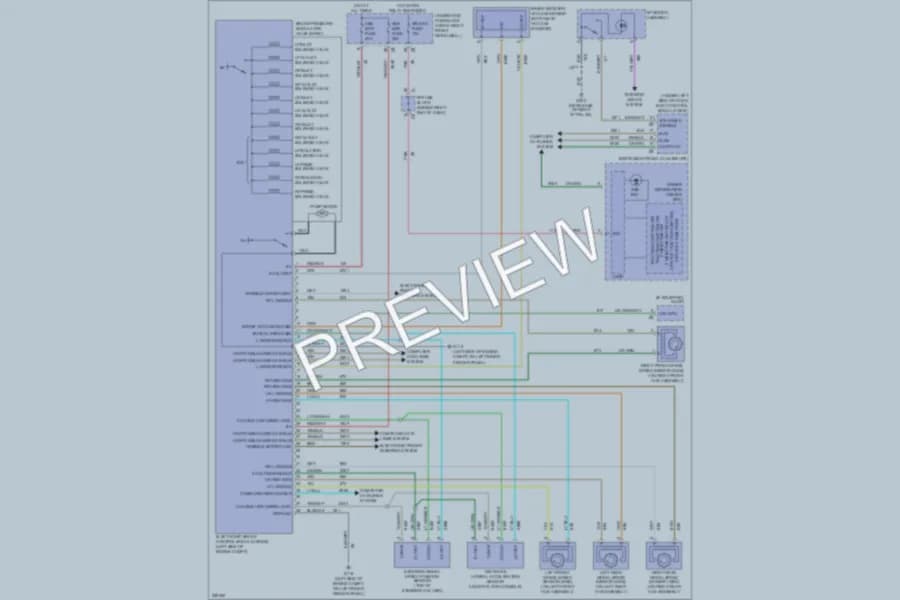 2007 Saturn Outlook Anti Lock Brakes wiring diagram preview