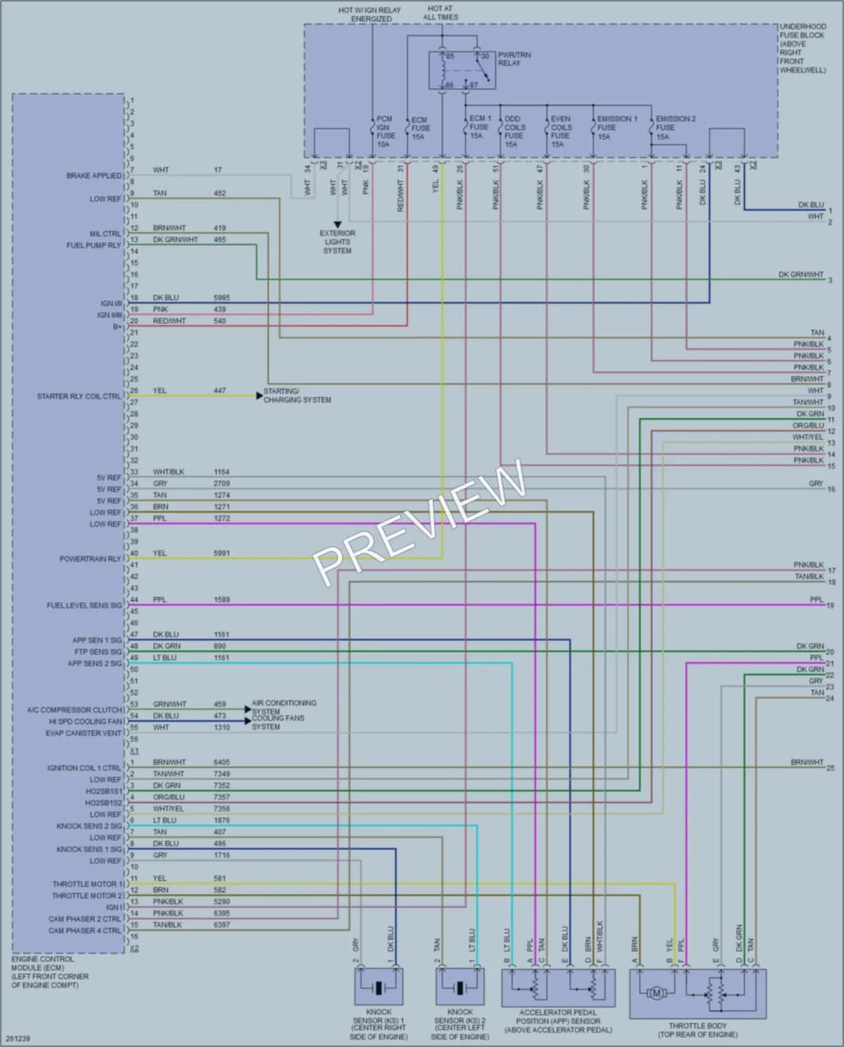 2007 Saturn Outlook Engine Performance wiring diagram preview