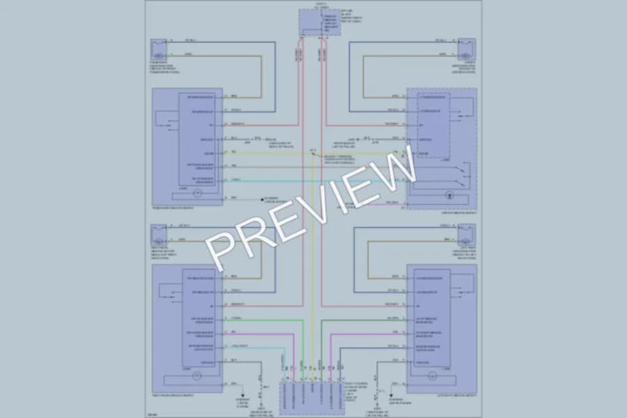 2007 Saturn Outlook Power Windows wiring diagram preview