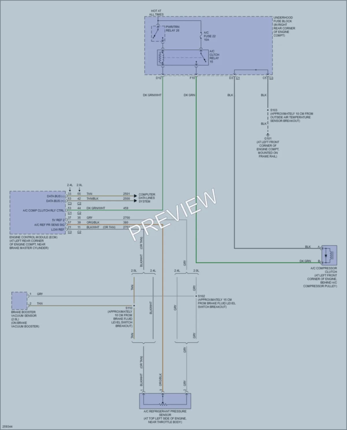 2007 Saturn Sky Air Conditioning wiring diagram preview