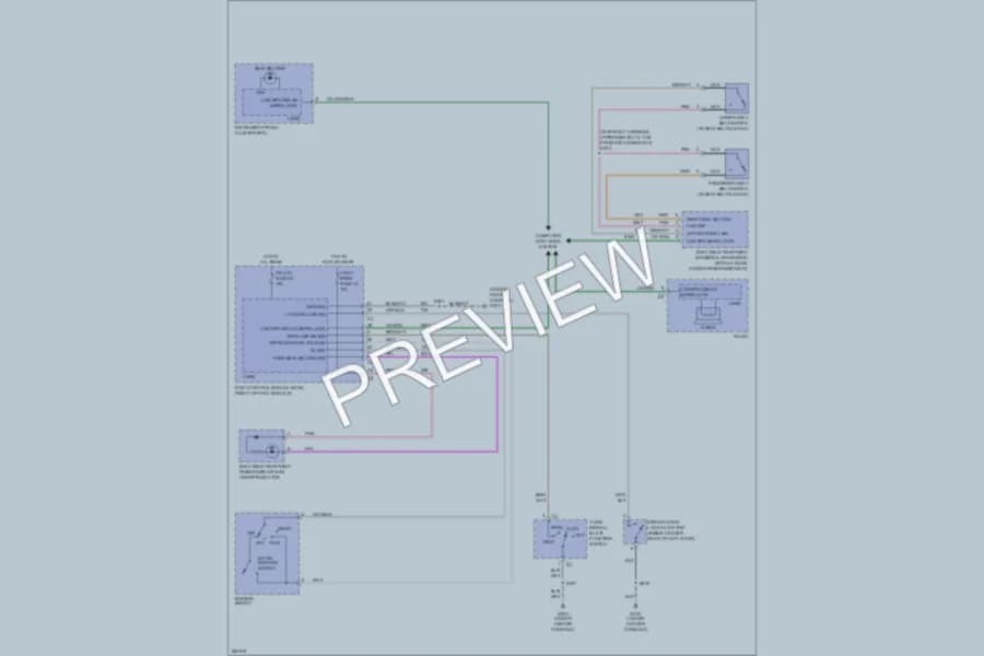 2007 Saturn Sky Warning Systems wiring diagram preview