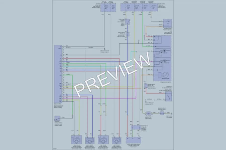 2007 Scion tC Anti Lock Brakes wiring diagram preview
