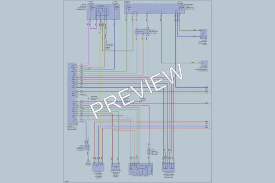 2007 Scion tC Transmission wiring diagram preview