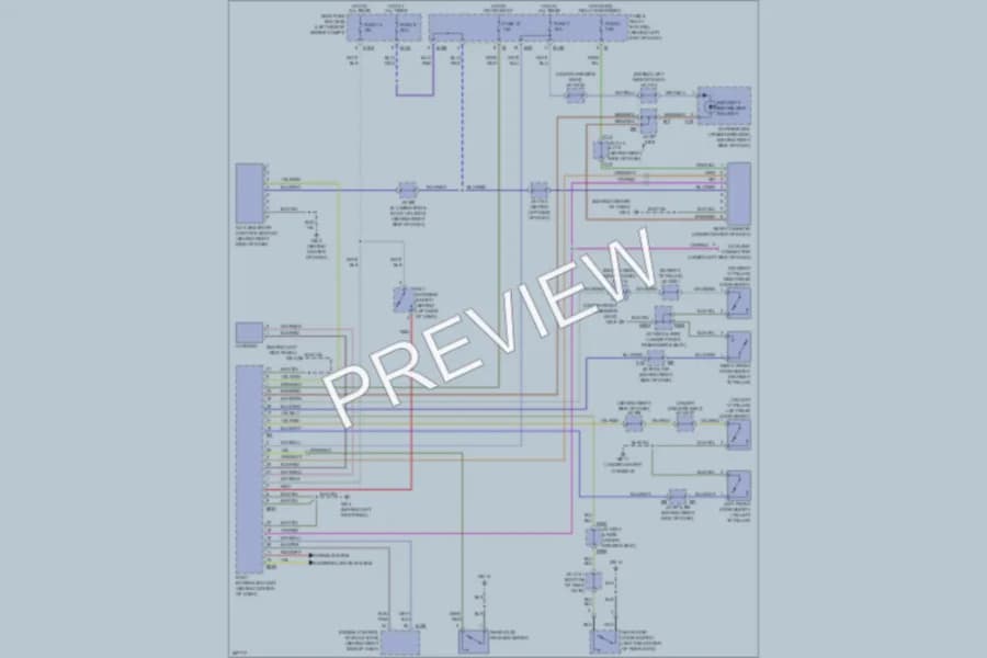 2007 Subaru B9Tribeca Anti Theft wiring diagram preview