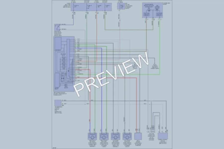 2007 Subaru Forester Anti Lock Brakes wiring diagram preview